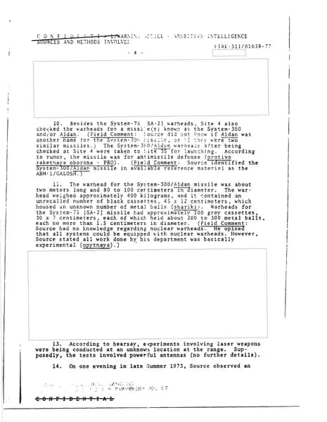 CIA UAP D001 Intelligence Information Report USSR 1973 — 第 2 頁