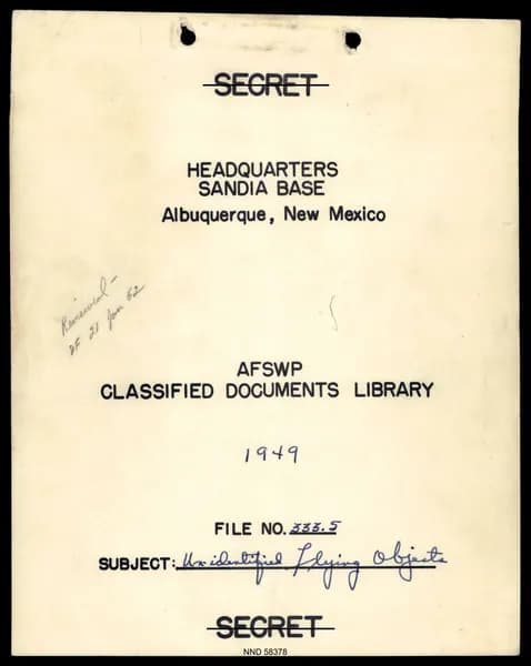 DOW UAP D017 General Correspondence Of Sandia — 第 3 頁