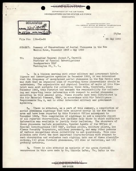 DOW UAP D017 General Correspondence Of Sandia — 第 20 頁