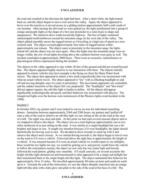 DOW UAP D080 Narrative 2 Western US Event — 第 3 頁