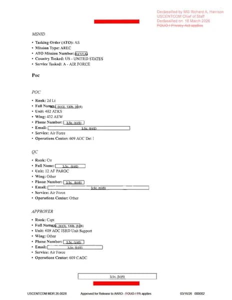 DOW UAP d65 mission report persian gulf july 2020 — 第 2 頁