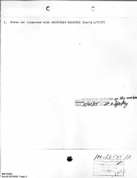 FBI 底特律 100-DE-26505 — 第 2 頁