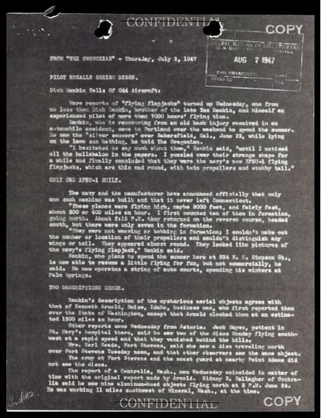 FBI 飛碟總卷 62-HQ-83894 Section 1 — 第 180 頁