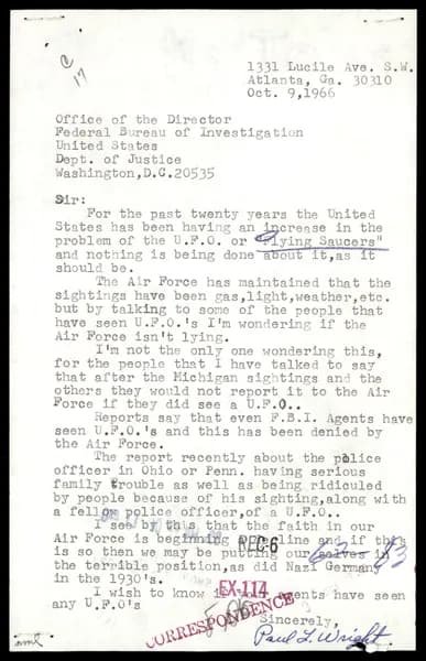 FBI 飛碟總卷 62-HQ-83894 Section 10 — 第 22 頁