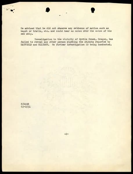 FBI 飛碟總卷 62-HQ-83894 Section 2 — 第 54 頁