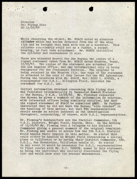 FBI 飛碟總卷 62-HQ-83894 Section 4 — 第 91 頁