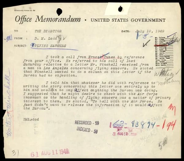 FBI 飛碟總卷 62-HQ-83894 Section 5 — 第 19 頁