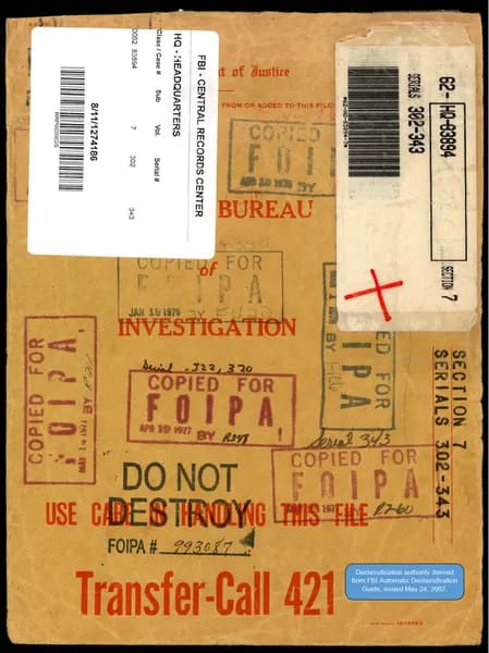 FBI 飛碟總卷 62-HQ-83894 Section 7 — 第 1 頁