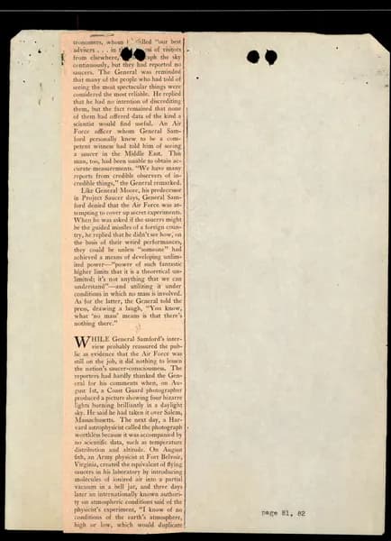 FBI 飛碟總卷 62-HQ-83894 Section 7 — 第 84 頁