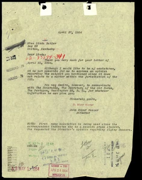 FBI 飛碟總卷 62-HQ-83894 Section 7 — 第 187 頁