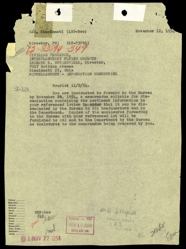 FBI 飛碟總卷 62-HQ-83894 Section 8 — 第 51 頁