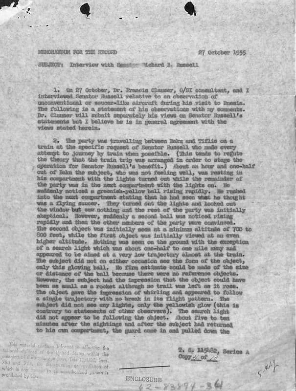 FBI 飛碟總卷 62-HQ-83894 Section 8 — 第 123 頁