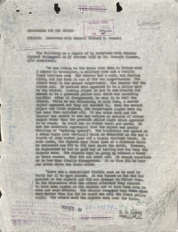 FBI 飛碟總卷 62-HQ-83894 Section 8 — 第 125 頁