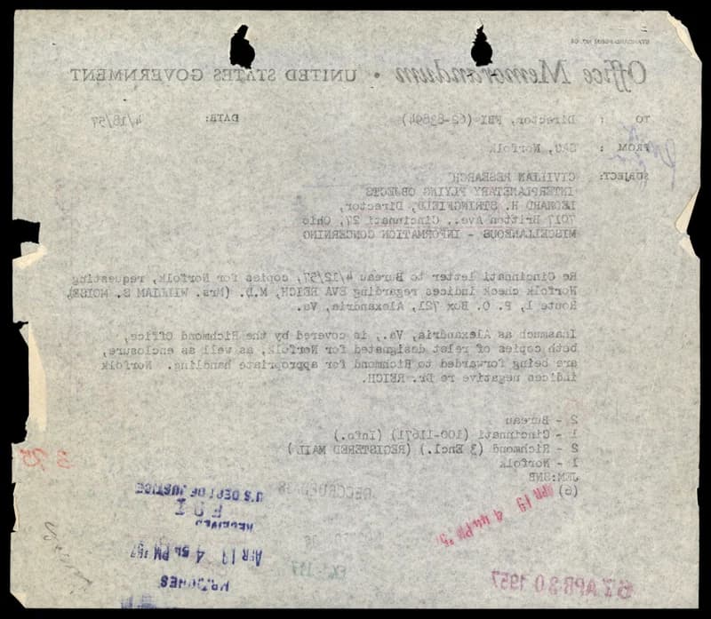 FBI 飛碟總卷 62-HQ-83894 Section 8 — 第 182 頁