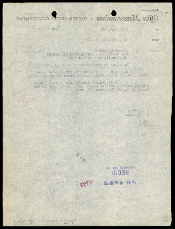 FBI 飛碟總卷 62-HQ-83894 Section 9 — 第 85 頁