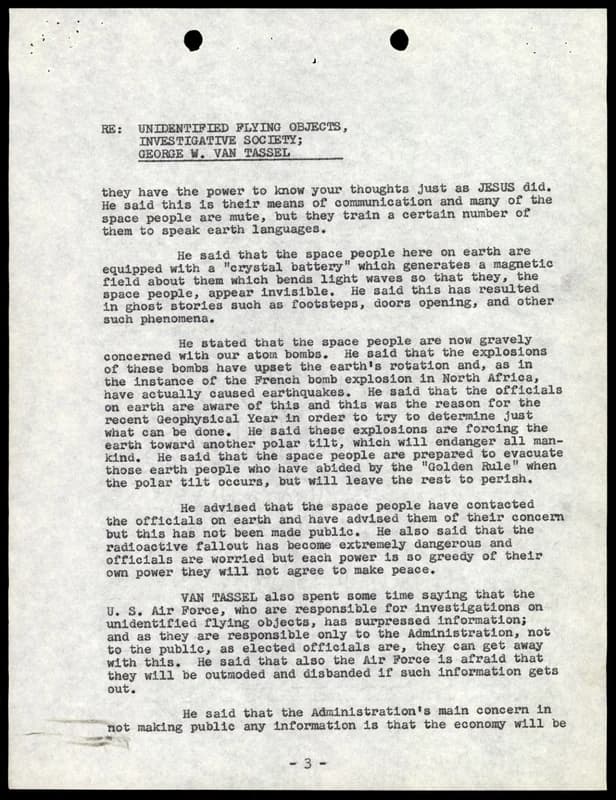 FBI 飛碟總卷 62-HQ-83894 Section 9 — 第 150 頁