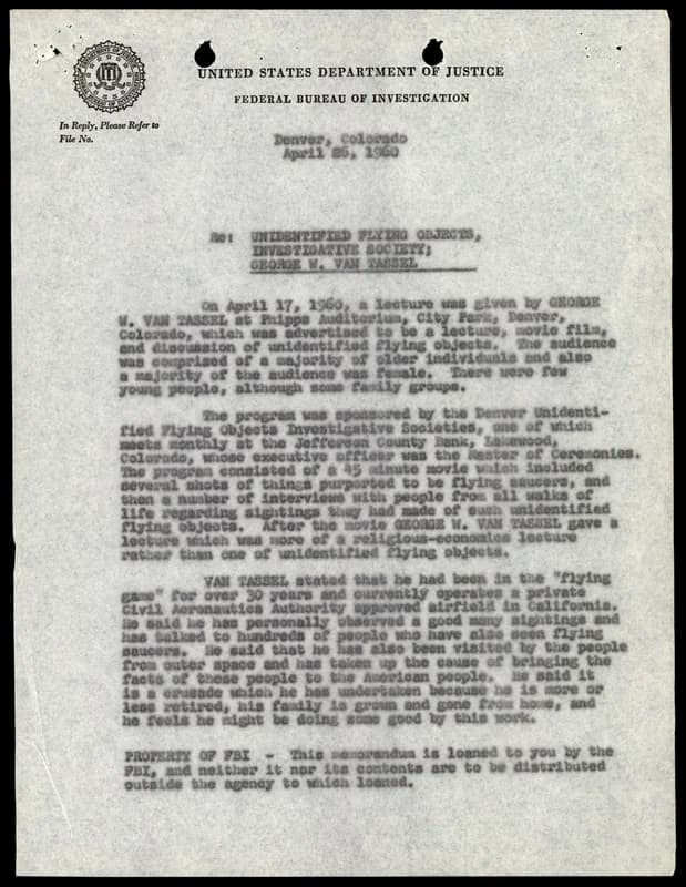 FBI 飛碟總卷 62-HQ-83894 Section 9 — 第 160 頁