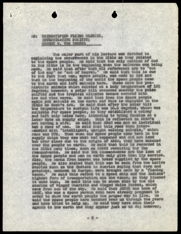FBI 飛碟總卷 62-HQ-83894 Section 9 — 第 161 頁