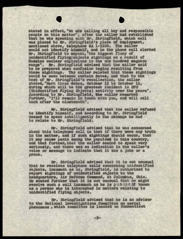 FBI 飛碟總卷 62-HQ-83894 Section 9 — 第 189 頁