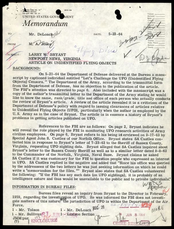 FBI 飛碟總卷 62-HQ-83894 Section 9 — 第 239 頁