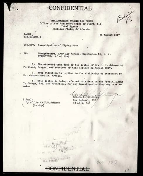 FBI 飛碟總卷 62-HQ-83894 — Serial 130 — 第 37 頁