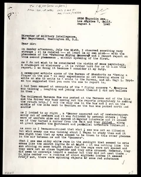FBI 飛碟總卷 62-HQ-83894 — Serial 130 — 第 52 頁