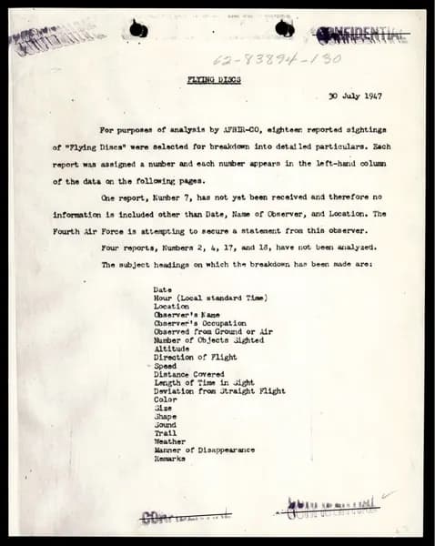 FBI 飛碟總卷 62-HQ-83894 — Serial 130 — 第 74 頁