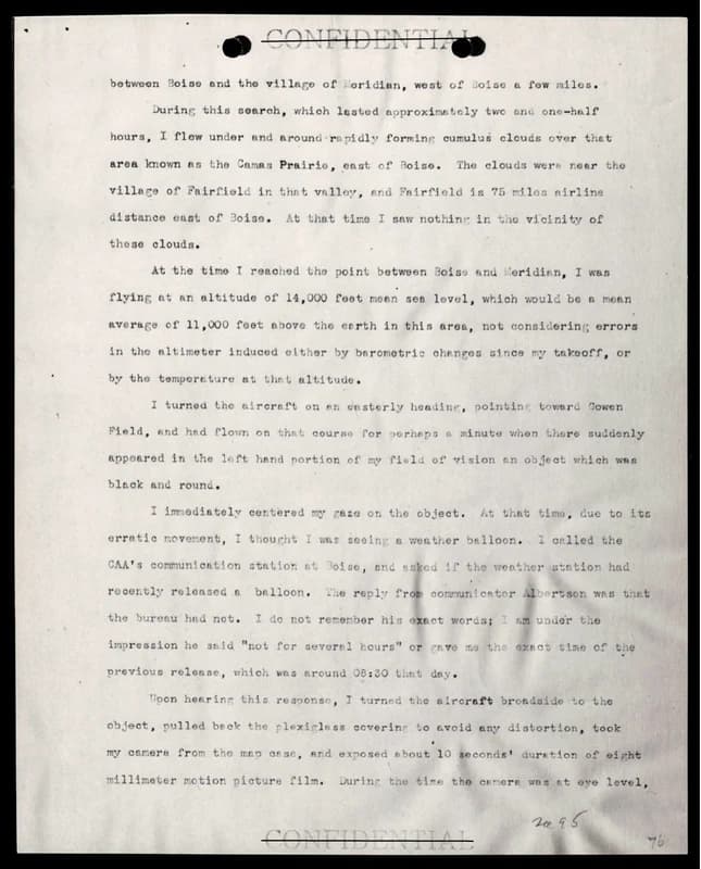 FBI 飛碟總卷 62-HQ-83894 — Serial 130 — 第 87 頁