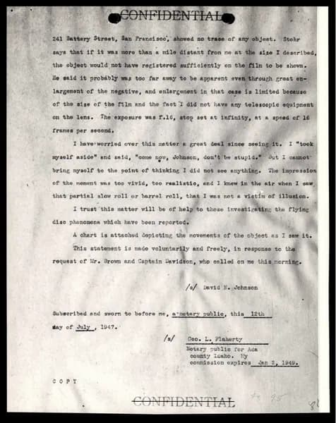FBI 飛碟總卷 62-HQ-83894 — Serial 130 — 第 91 頁
