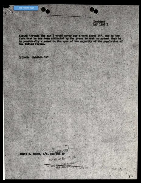FBI 飛碟總卷 62-HQ-83894 — Serial 130 — 第 94 頁