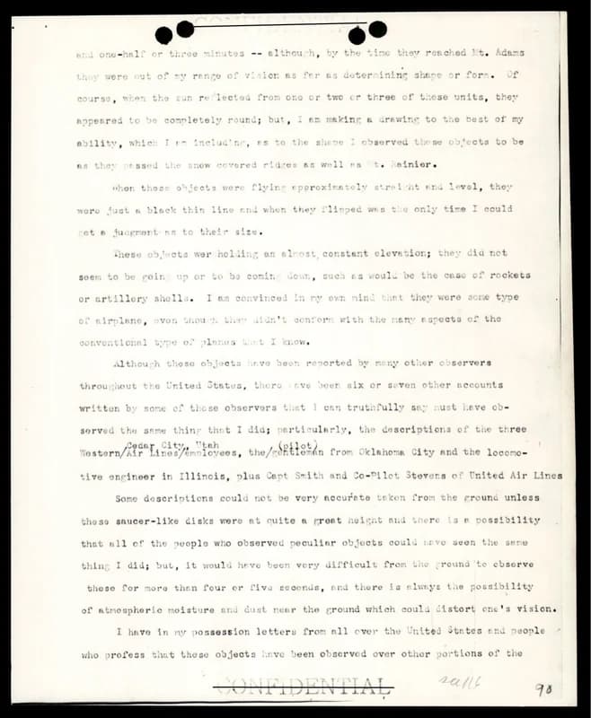 FBI 飛碟總卷 62-HQ-83894 — Serial 130 — 第 101 頁