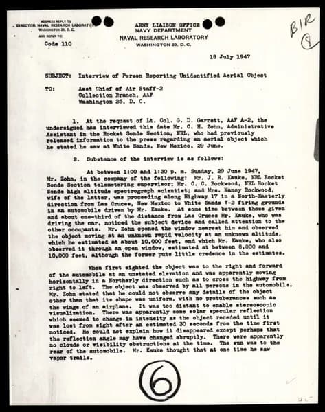 FBI 飛碟總卷 62-HQ-83894 — Serial 130 — 第 106 頁