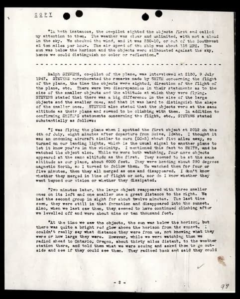 FBI 飛碟總卷 62-HQ-83894 — Serial 130 — 第 109 頁