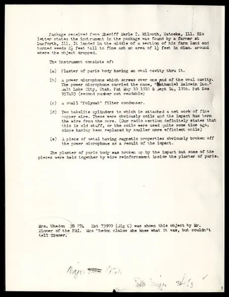 FBI 飛碟總卷 62-HQ-83894 — Serial 130 — 第 125 頁