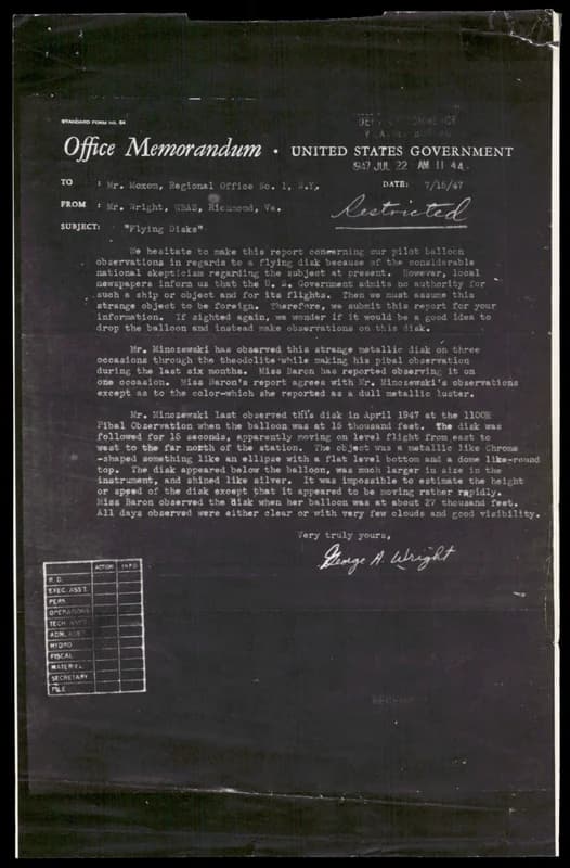 FBI 飛碟總卷 62-HQ-83894 — Serial 130 — 第 126 頁