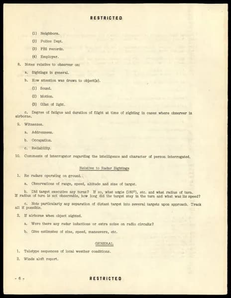 FBI 飛碟總卷 62-HQ-83894 — Serial 164 — 第 23 頁