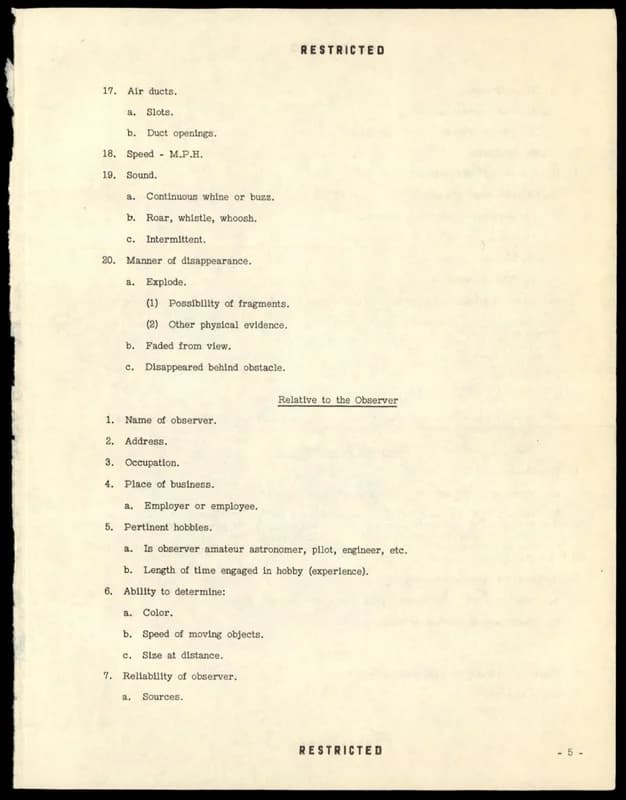 FBI 飛碟總卷 62-HQ-83894 — Serial 164 — 第 30 頁