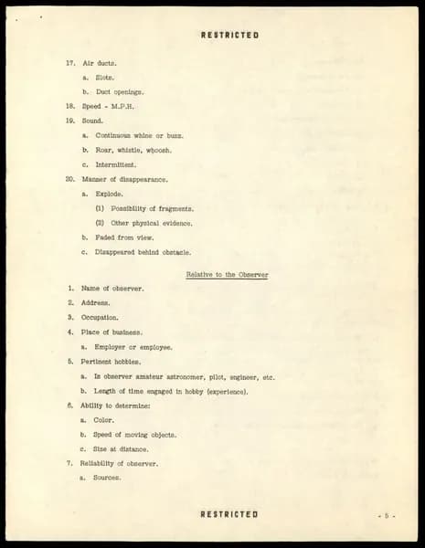 FBI 飛碟總卷 62-HQ-83894 — Serial 164 — 第 38 頁