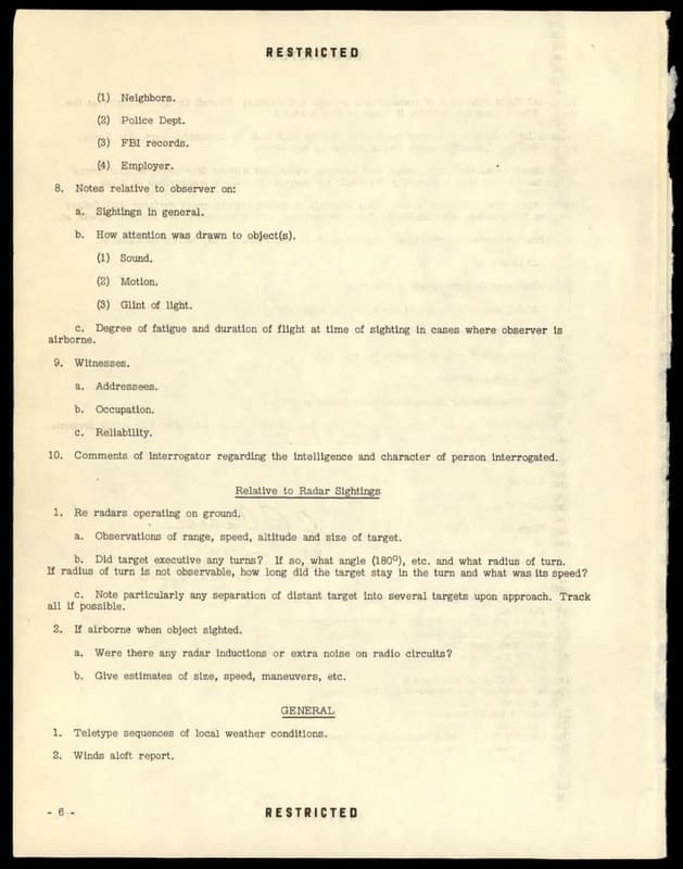 FBI 飛碟總卷 62-HQ-83894 — Serial 164 — 第 47 頁