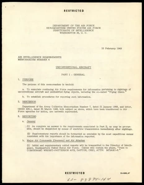 FBI 飛碟總卷 62-HQ-83894 — Serial 164 — 第 66 頁