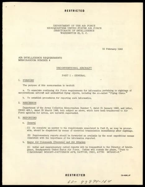 FBI 飛碟總卷 62-HQ-83894 — Serial 164 — 第 98 頁