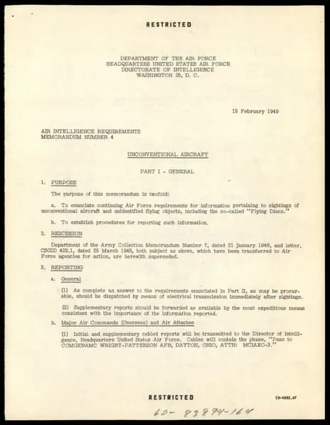 FBI 飛碟總卷 62-HQ-83894 — Serial 164 — 第 130 頁
