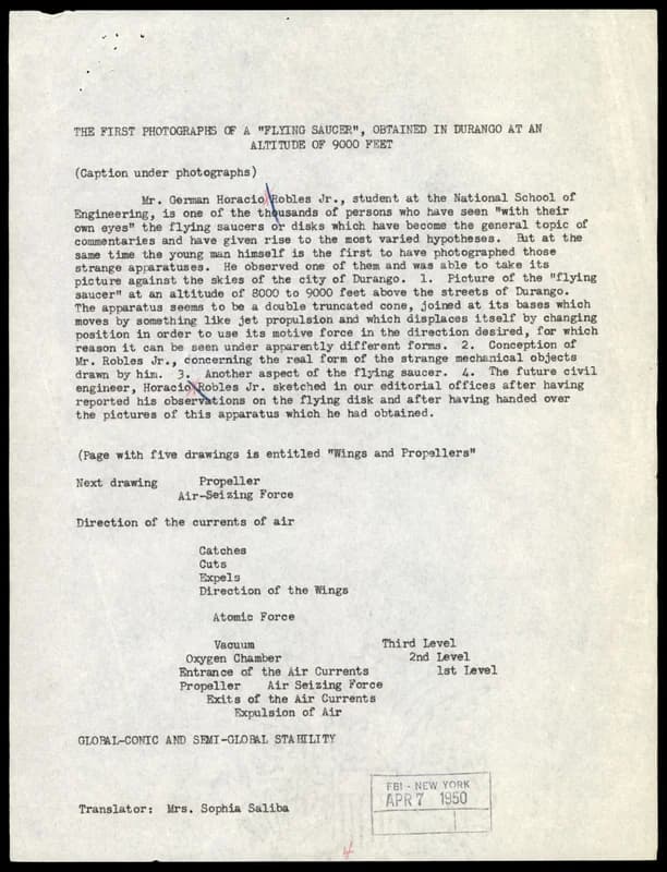 FBI 飛碟總卷 62-HQ-83894 — Serial 220 — 第 5 頁