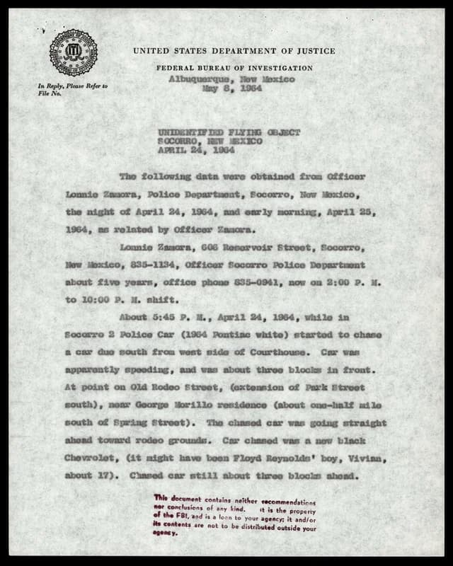 FBI 飛碟總卷 62-HQ-83894 — Serial 438 — 第 18 頁