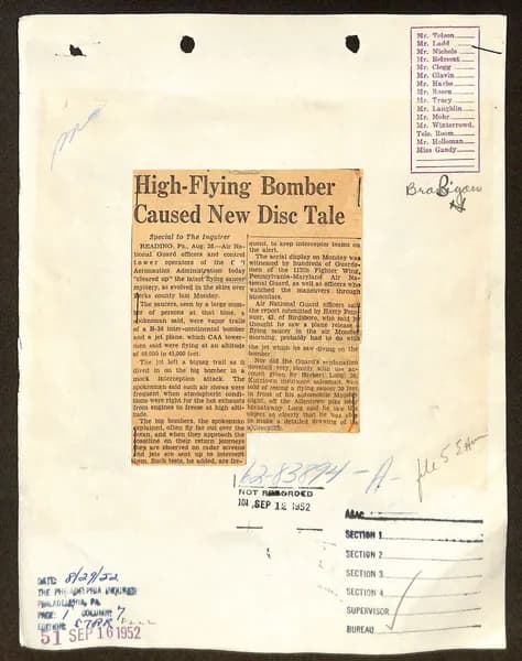 FBI 飛碟總卷 62-HQ-83894 — 附件 Sub-A — 第 49 頁