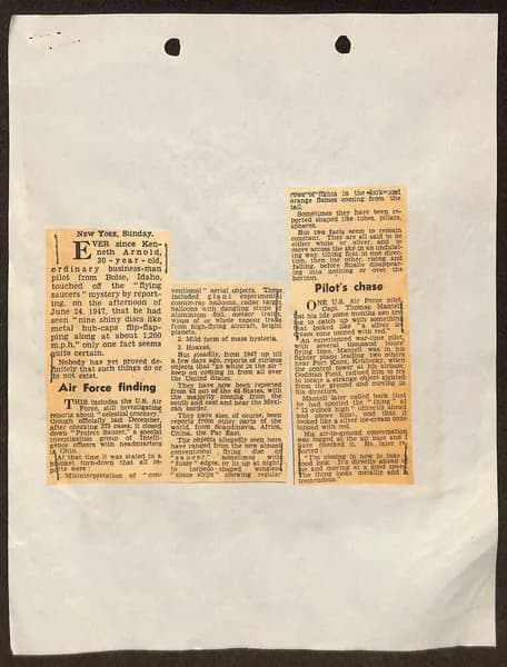 FBI 飛碟總卷 62-HQ-83894 — 附件 Sub-A — 第 84 頁