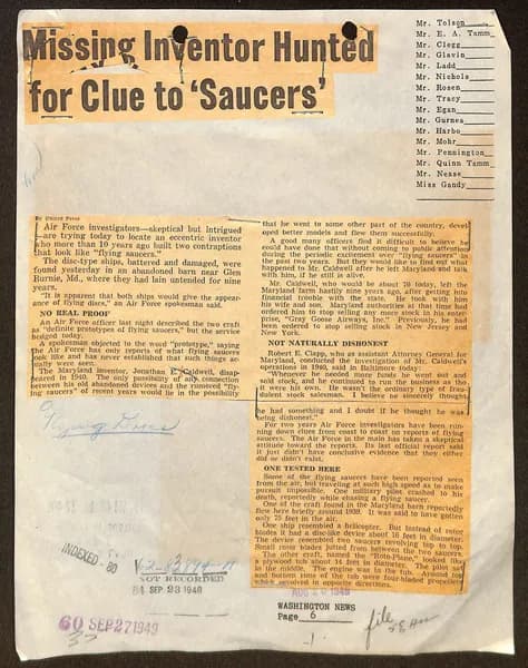 FBI 飛碟總卷 62-HQ-83894 — 附件 Sub-A — 第 96 頁