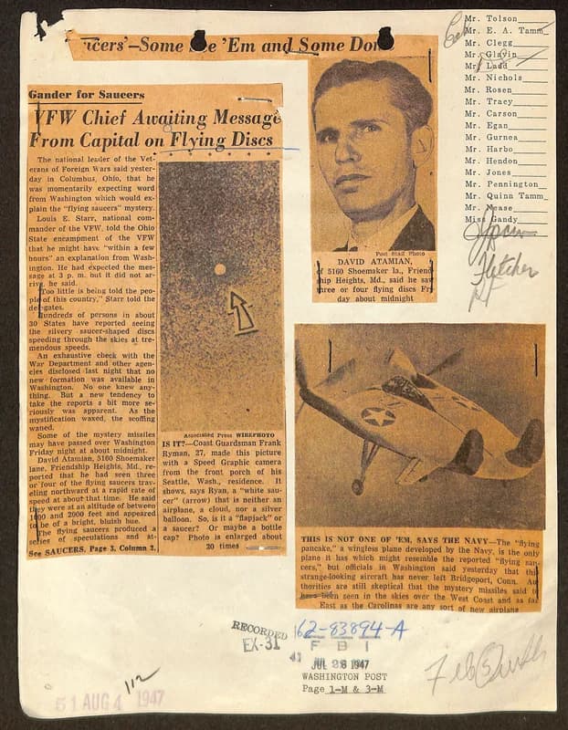 FBI 飛碟總卷 62-HQ-83894 — 附件 Sub-A — 第 106 頁