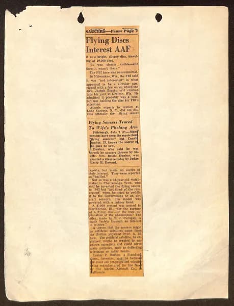 FBI 飛碟總卷 62-HQ-83894 — 附件 Sub-A — 第 113 頁