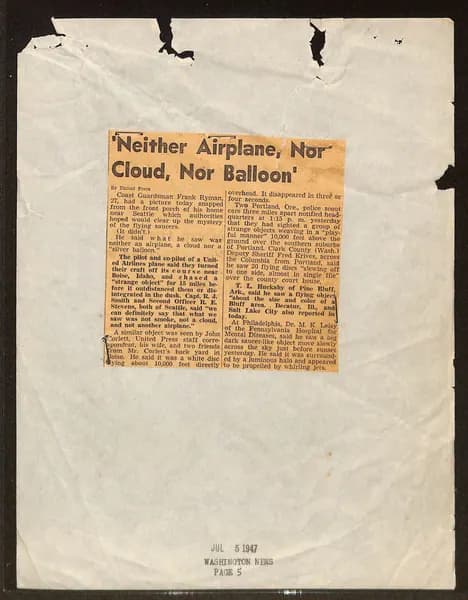 FBI 飛碟總卷 62-HQ-83894 — 附件 Sub-A — 第 124 頁